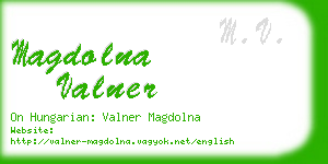 magdolna valner business card